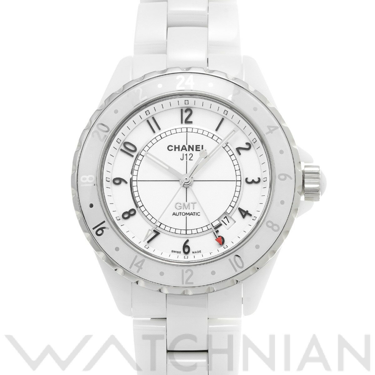 【ローン60回払い無金利】【中古】 シャネル CHANEL J12 GMT 42MM H2126 ホ ...