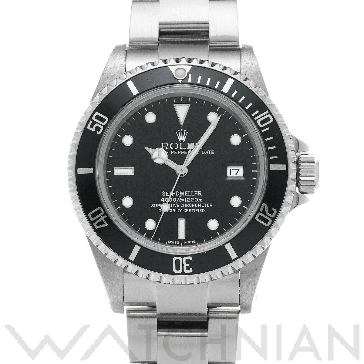 【4種選べるクーポン】【ローン60回払い無金利】【中古】 ロレックス ROLEX シードゥエラー 16600 K番(2001年頃製造) ブラック メンズ 腕時計 ロレックス 時計 高級腕時計 ブランド