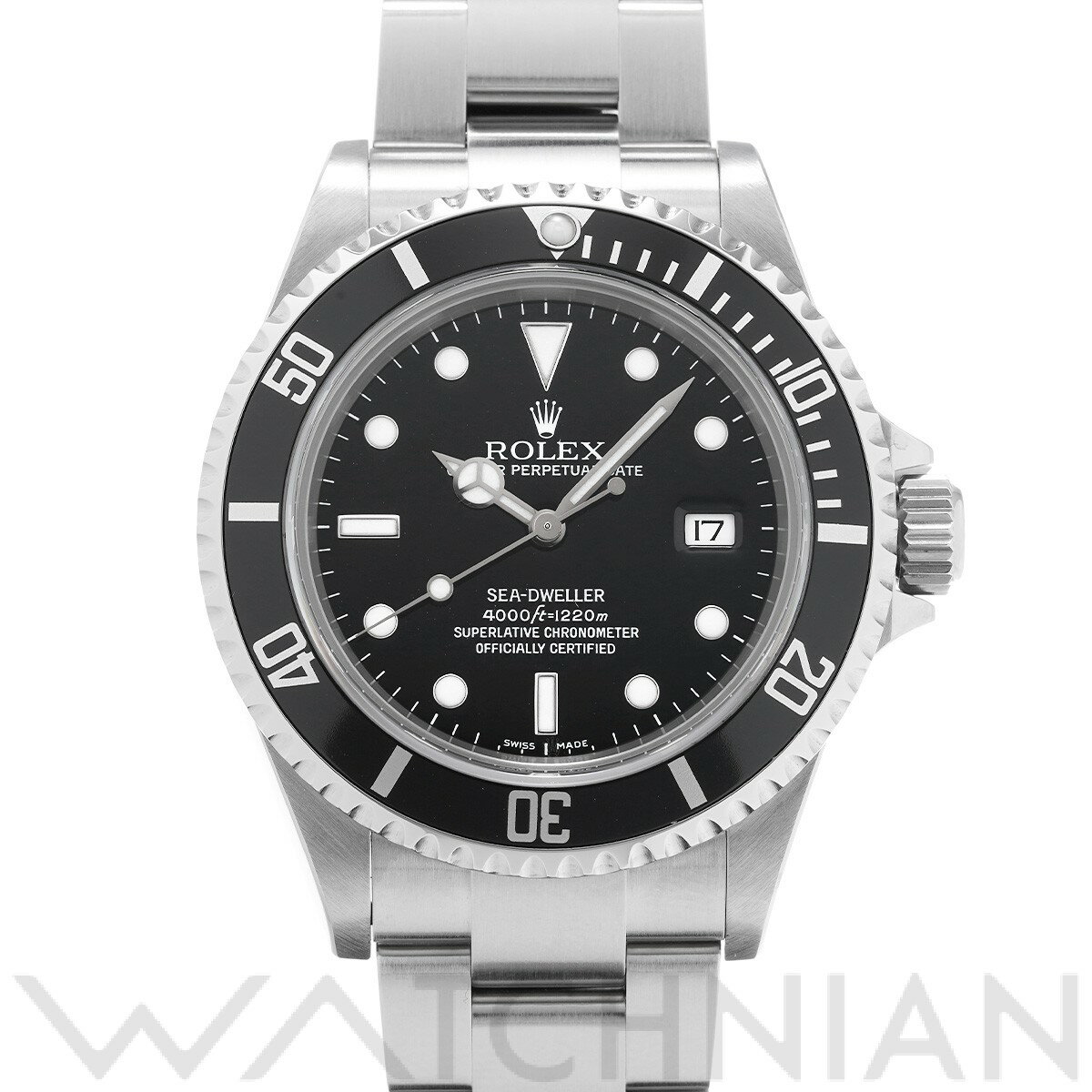 【ローン60回払い無金利】【中古】 ロレックス ROLEX シードゥエラー 16600 M番(2007年頃製造) ブラック メンズ 腕時計 ロレックス 時計 高級腕時計 ブランド
