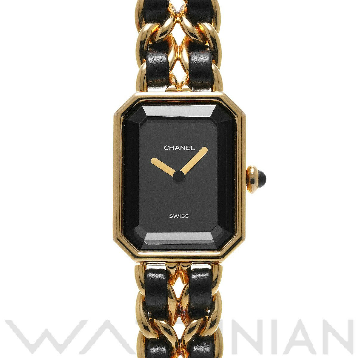 【12/1 最大2万円クーポン&P2倍】シャネル CHANEL プルミエール L H0001 ブラック レディース 腕時計 シャネル 時計 高級腕時計 ブランド 【ローン60回払い無金利】【中古】 その1