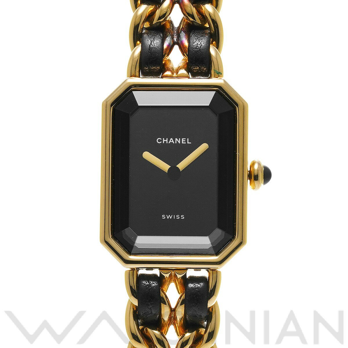 【12/1 最大2万円クーポン&P2倍】シャネル CHANEL プルミエール M H0001 ブラック レディース 腕時計 シャネル 時計 高級腕時計 ブランド 【ローン60回払い無金利】【中古】 その1