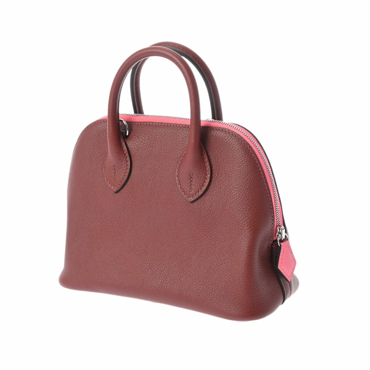【ローン60回払い無金利】【未使用】 エルメス HERMES ボリード 1923 ミニ ルージュアッシュ/ローズアザレ/パラジウム金具 エバーカラー レディース ハンドバッグ エルメス バッグ バック ブランド