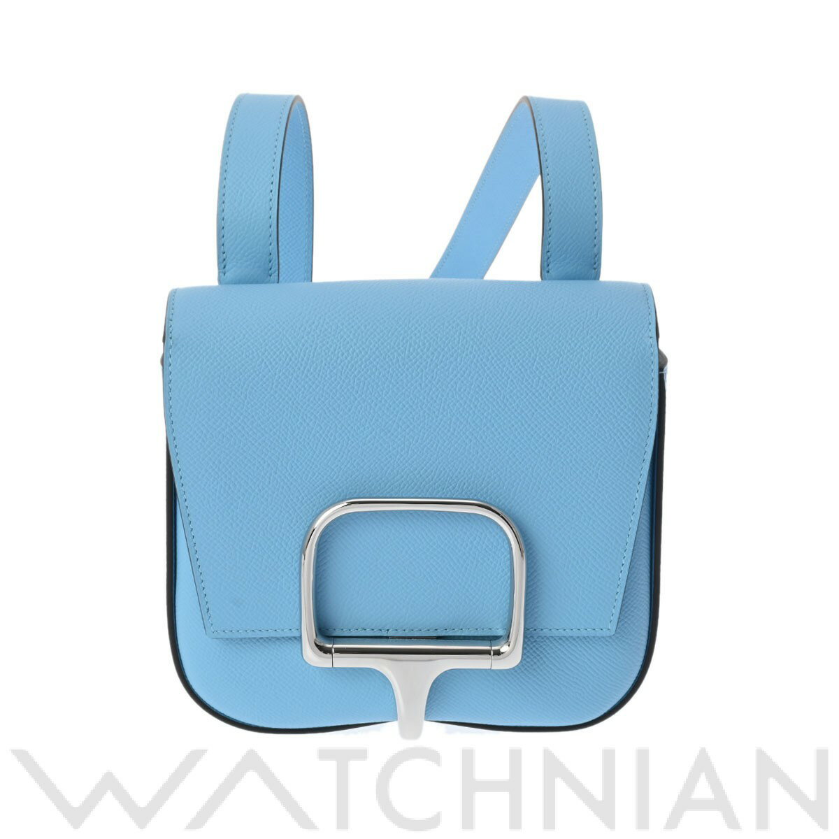 【5種選べるクーポン＆P2倍 6/9-10】【ローン60回払い無金利】【未使用】 エルメス HERMES デッラ カヴァッレリア セレステ/パラジウム金具 ヴォーエプソン レディース ショルダーバッグ エルメス ショルダーバッグ バック ブランドのサムネイル