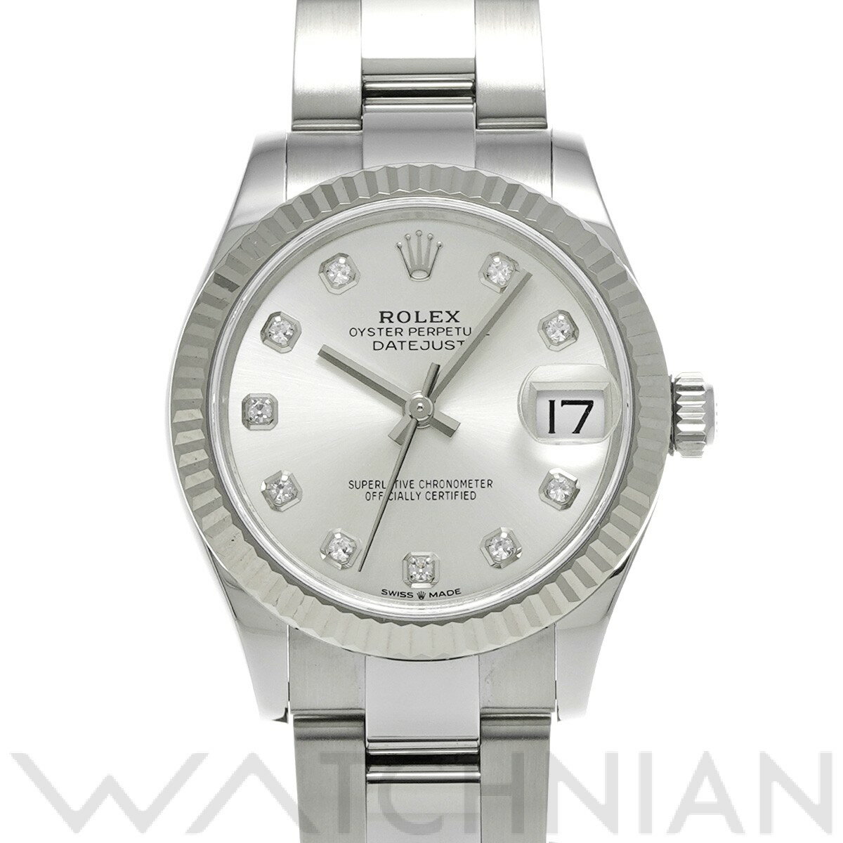 【4種選べるクーポン＆P2倍 5/20】【ローン60回払い無金利】【中古】 ロレックス ROLEX デイトジャスト 31 278274G ランダムシリアル シルバー/ダイヤモンド レディース 腕時計 ロレックス 時計 高級腕時計 ブランド