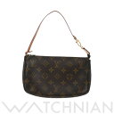 【ローン60回払い無金利】【中古】 ルイ ヴィトン LOUIS VUITTON モノグラム ポシェットアクセソワール ブラウン M51980 モノグラムキャンバス レディース ポーチ ルイ ヴィトン