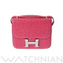 【~9/26 最大4万円クーポン】エルメス HERMES コンスタンス ミニ 18 ブーゲンビリア オーストリッチ レディース ショルダーバッグ エルメス ショルダーバッグ バック ブランド 【ローン36回払い無金利】【中古】