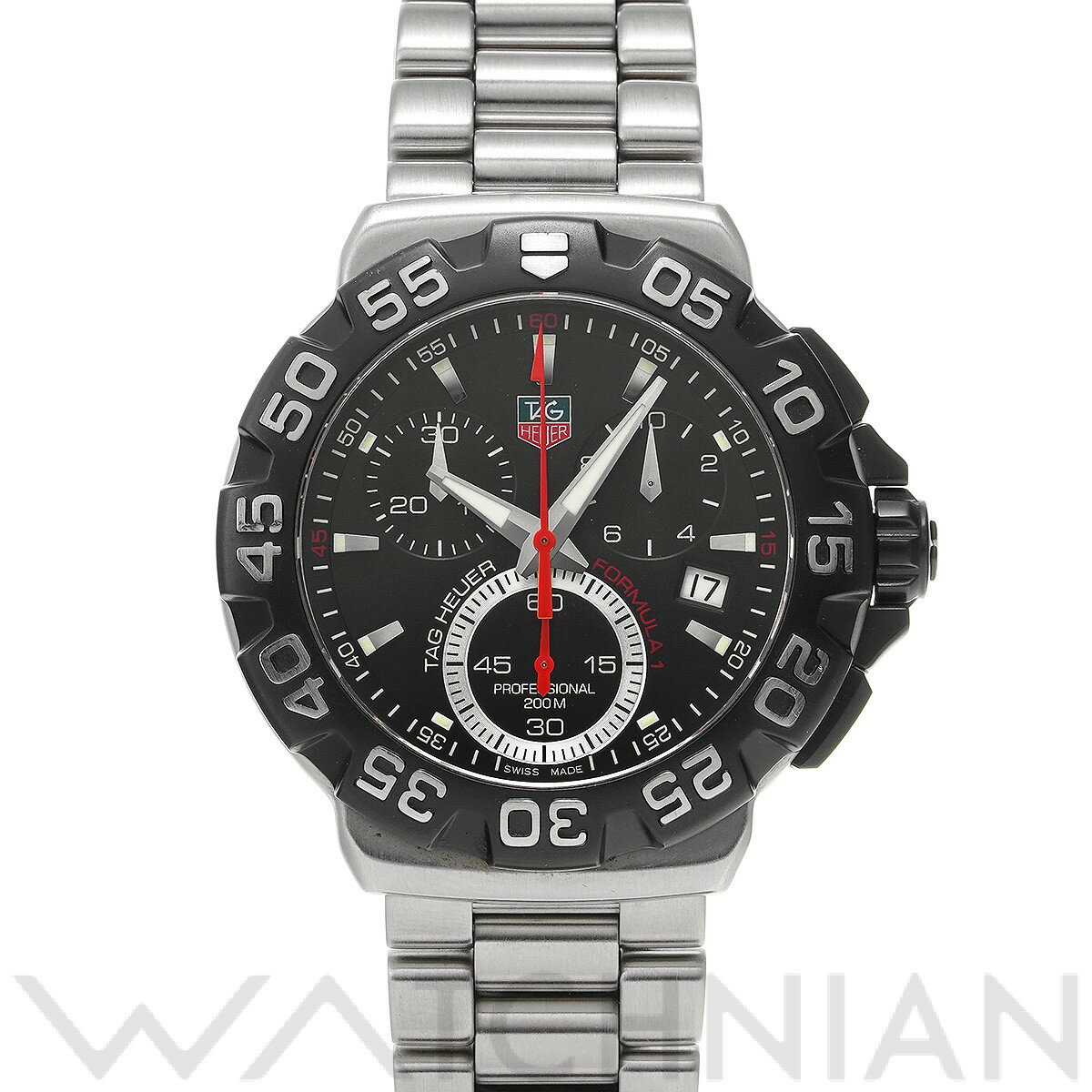 【ローン60回払い無金利】【中古】 タグ ホイヤー TAG HEUER フォーミュラ1 クロノグラフ ...