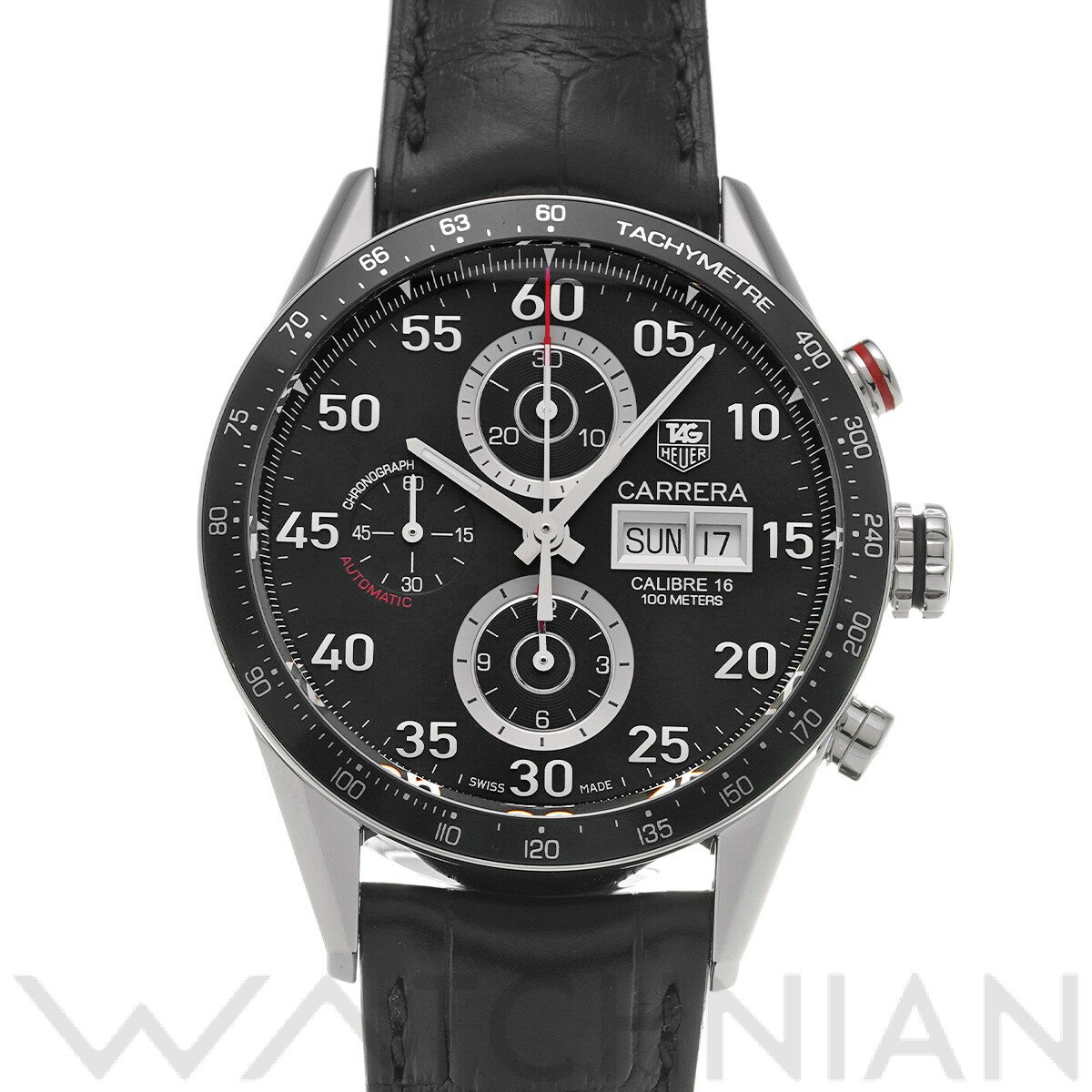 【ローン60回払い無金利】【中古】 タグ ホイヤー TAG HEUER カレラ キャリバー16 クロ ...