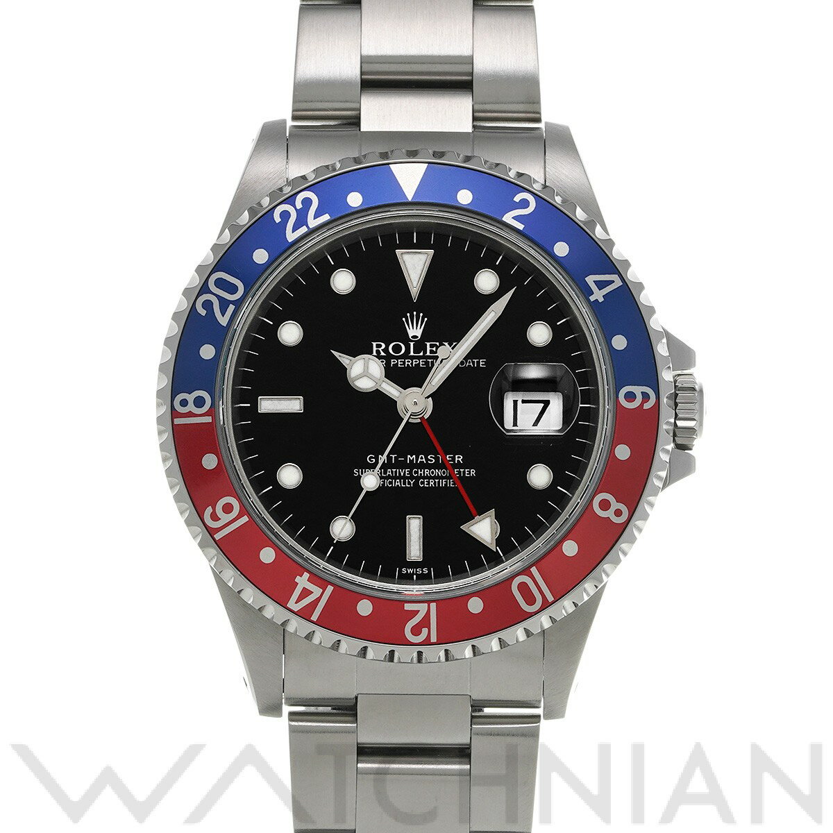 【4種選べるクーポン＆P2倍 5/25】【ローン60回払い無金利】【中古】 ロレックス ROLEX GMTマスター 16700 A番(1998年頃製造) ブラック メンズ 腕時計 ロレックス 時計 高級腕時計 ブランド