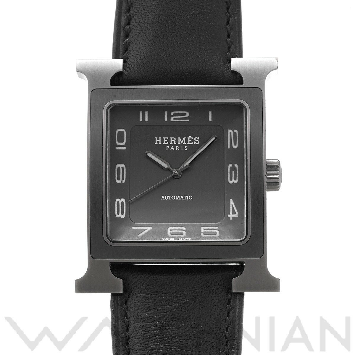 【〜2/10 最大2万円クーポン】エルメス HERMES Hウォッチ チタン HH5.841 グレー メンズ 腕時計 エルメス 時計 高級腕時計 ブランド 【ローン60回払い無金利】【中古】のサムネイル