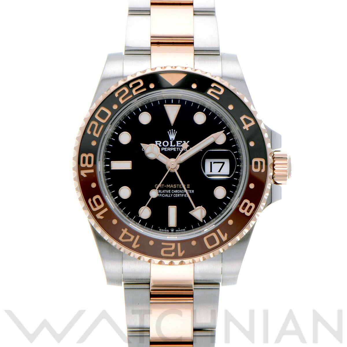 4٤륯ݥۡڥ60ʧ̵ۡš å ROLEX GMTޥII 126711CHNR ॷꥢ ֥å  ӻ å  ӻ ֥