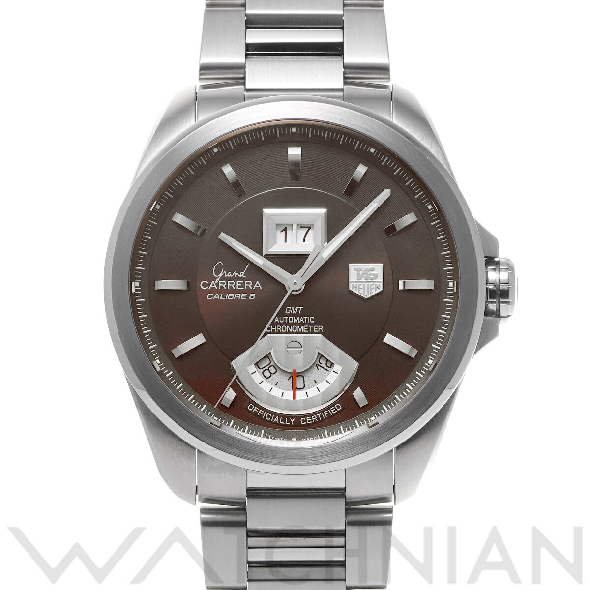 【中古】 タグ ホイヤー TAG HEUER グランド カレラ キャリバー8 GMT WAV5113 ...