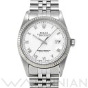 【4種選べるクーポン＆P2倍 4/20】【ローン60回払い無金利】【中古】 ロレックス ROLEX デイトジャスト 16014 R番台(1987年頃製造) ホワイト メンズ 腕時計 ロレックス 時計 高級腕時計 ブランド