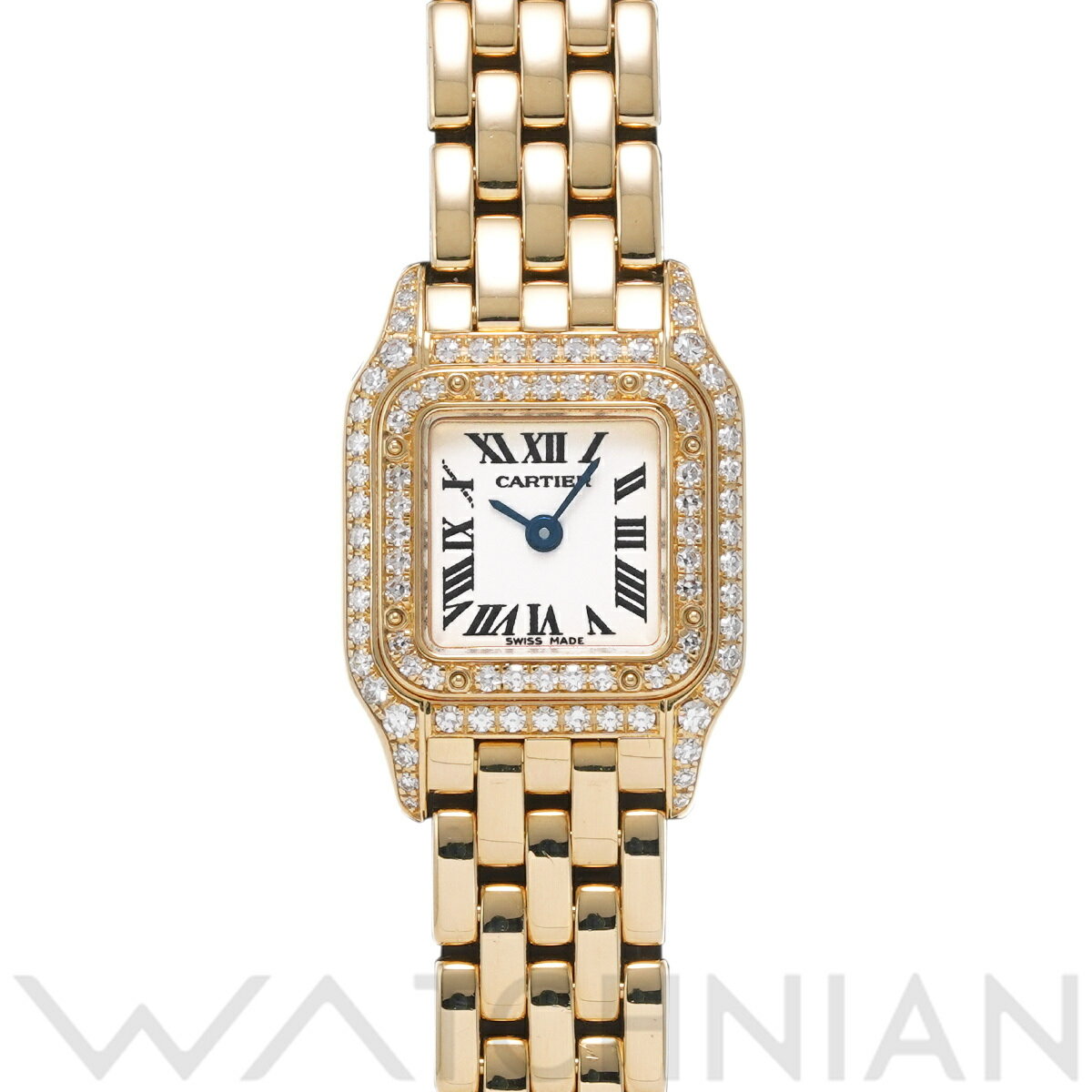 【ローン60回払い無金利】【中古】 カルティエ CARTIER ミニパンテール WF3141B9 ホワイト レディース 腕時計 カルティエ 時計 高級腕時計 ブランドのサムネイル