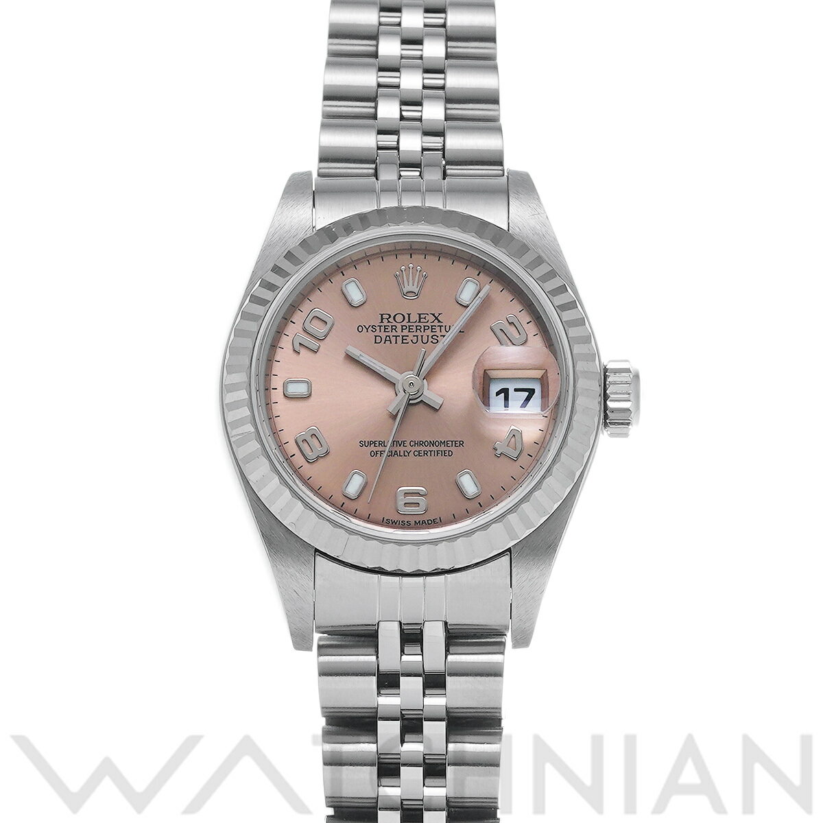 【4種選べるクーポン】【ローン60回払い無金利】【中古】 ロレックス ROLEX デイトジャスト 79174 Y番(2002年頃製造) ピンク レディース 腕時計 ロレックス 時計 高級腕時計 ブランド