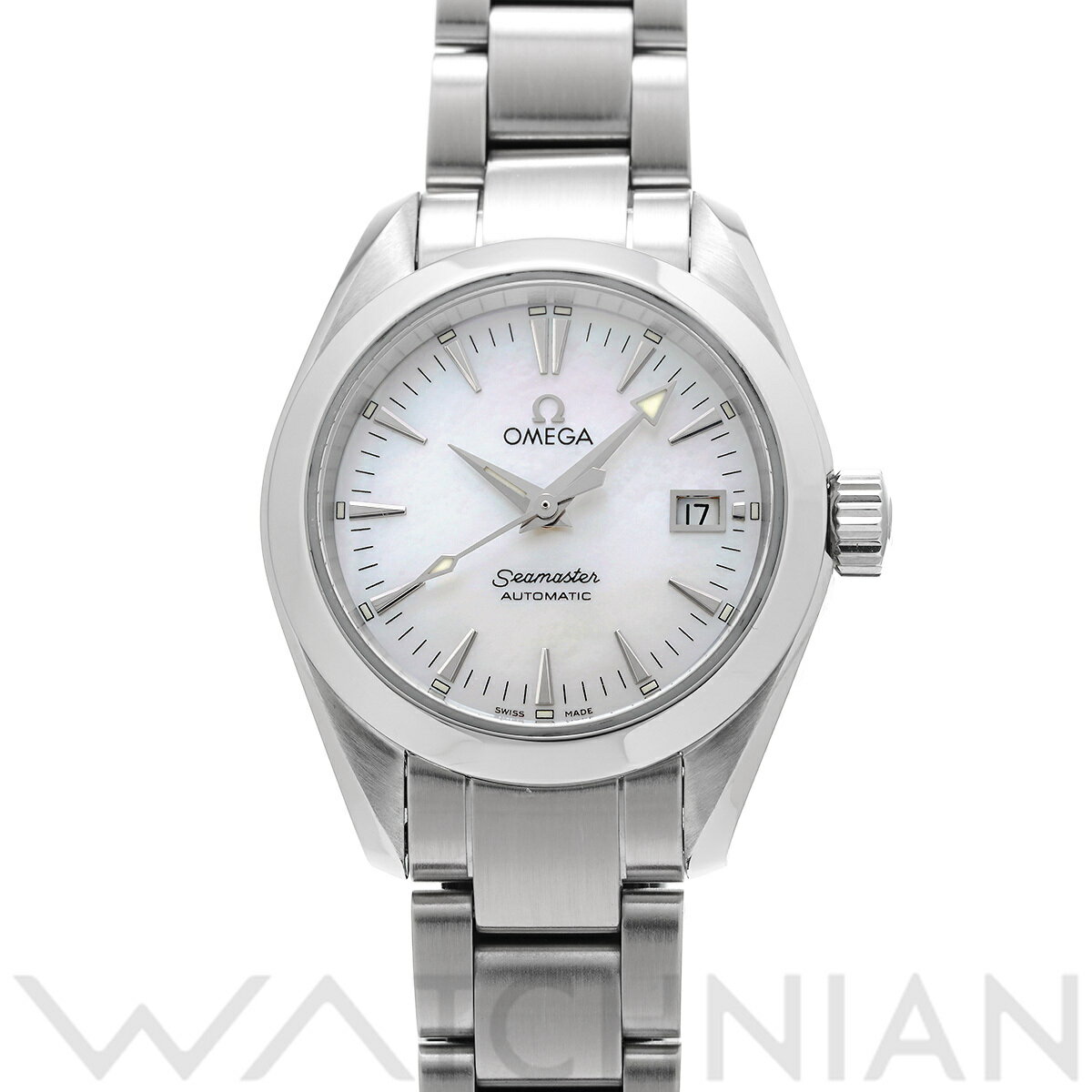 【ローン60回払い無金利】【中古】 オメガ OMEGA シーマスター アクアテラ オートマティック 2573.70 ホワイトシェル レディース 腕時計 オメガ 時計 高級腕時計 ブランドのサムネイル