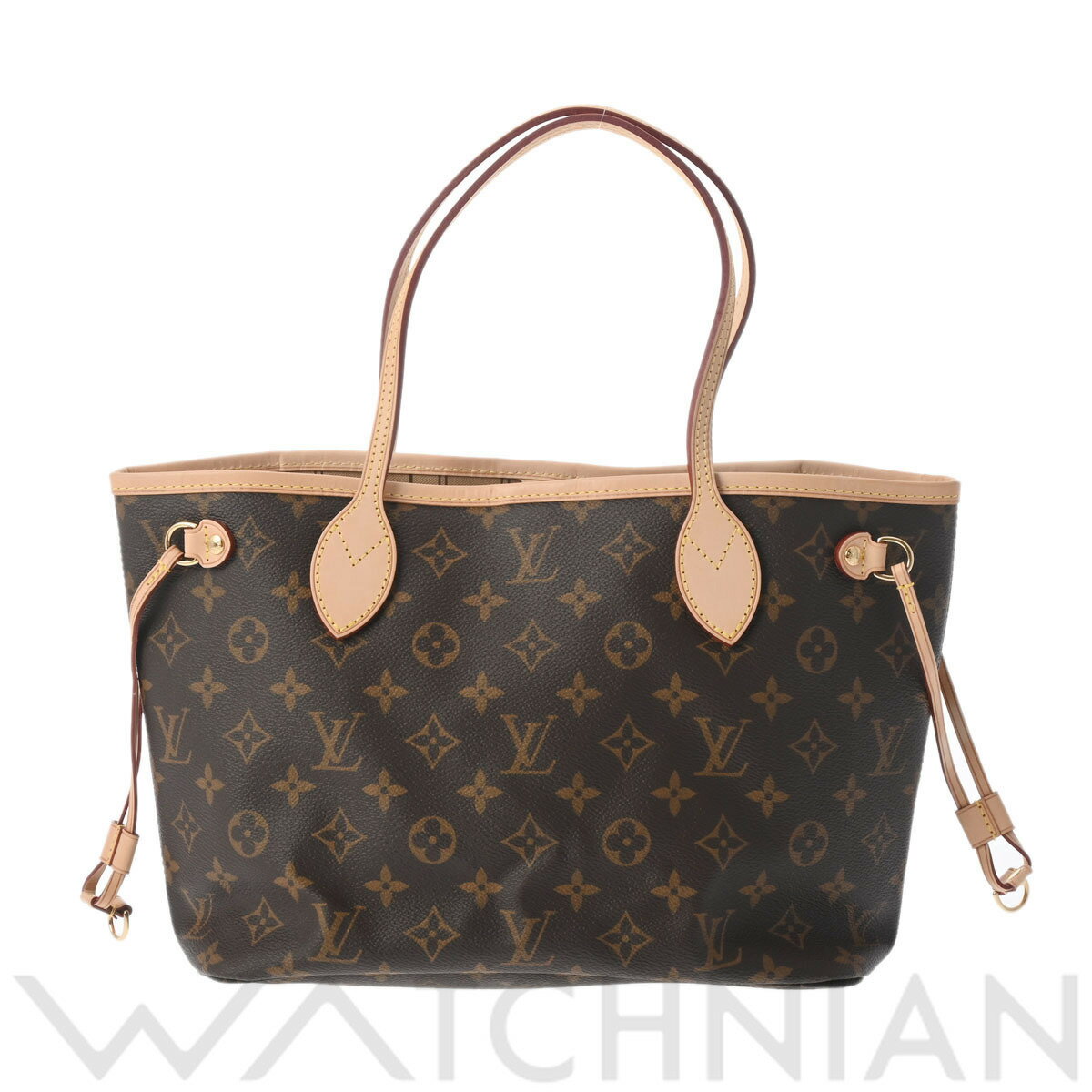 【4種選べるクーポン】【ローン60回払い無金利】【中古】 ルイ ヴィトン LOUIS VUITTON モノグラム ネヴァーフル PM ハンドバッグ ベージュ M40155 モノグラムキャンバス レディース トートバッグ ヴィトンバッグ バック ブランド