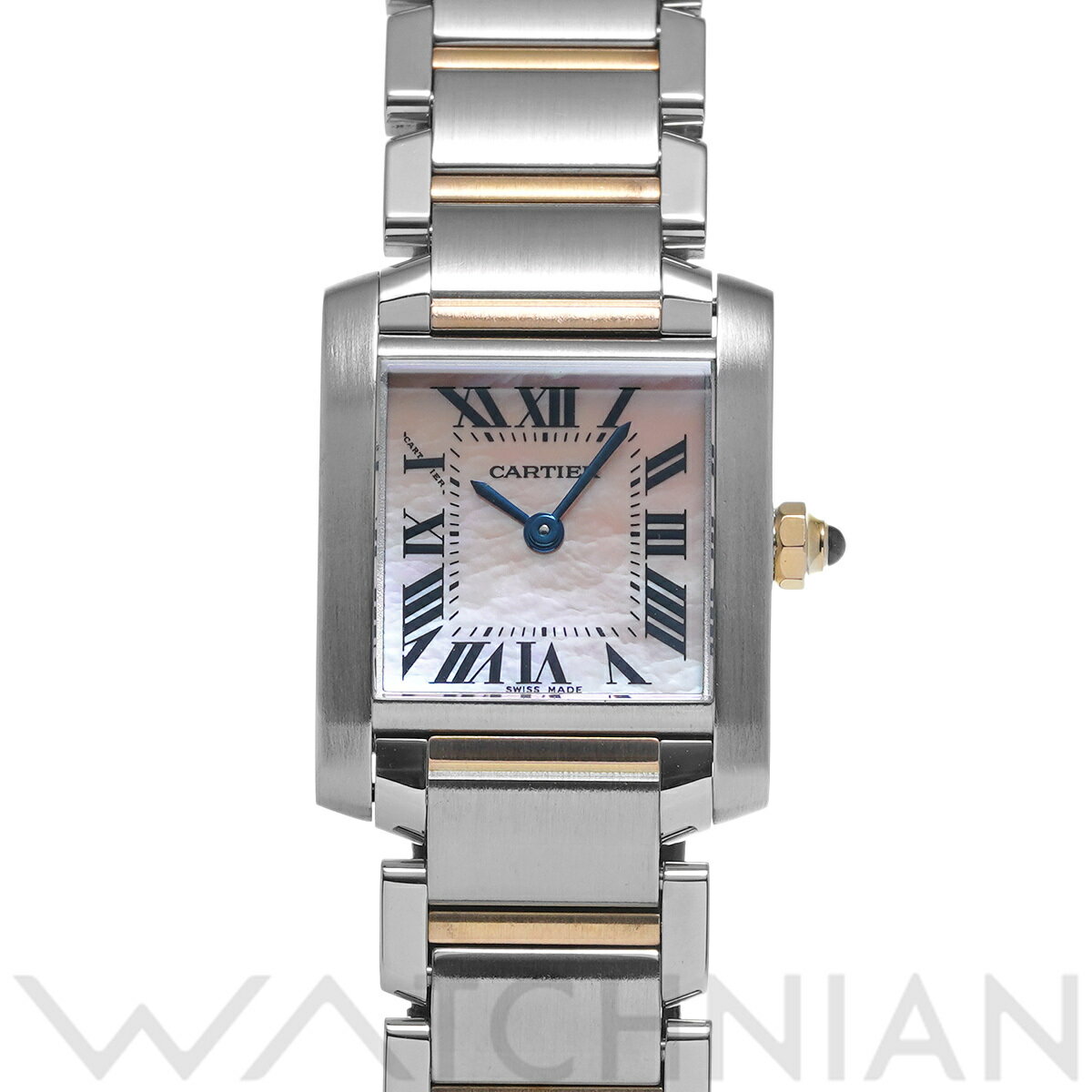 【ローン60回払い無金利】【中古】 カルティエ CARTIER タンク フランセーズ SM W51027Q4 ピンクシェル レディース 腕時計 カルティエ 時計 高級腕時計 ブランドのサムネイル