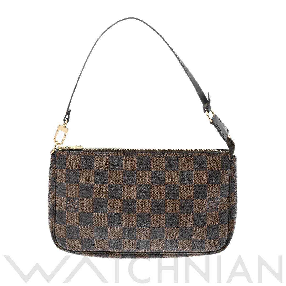 【4種選べるクーポン】【ローン60回払い無金利】【中古】 ルイ ヴィトン LOUIS VUITTON ダミエ ポシェットアクセソワール ブラウン N51985 ダミエキャンバス レディース ポーチ ルイ ヴィトン