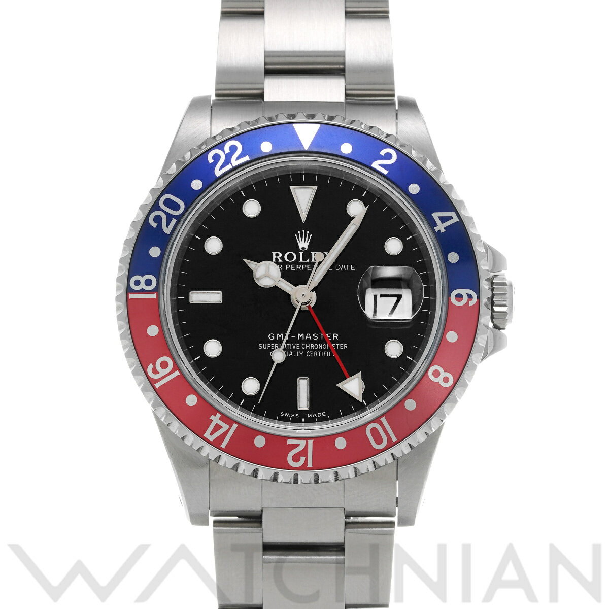 【4種選べるクーポン＆P2倍 5/25】【ローン60回払い無金利】【中古】 ロレックス ROLEX GMTマスター 16700 A番(1999年頃製造) ブラック メンズ 腕時計 ロレックス 時計 高級腕時計 ブランド