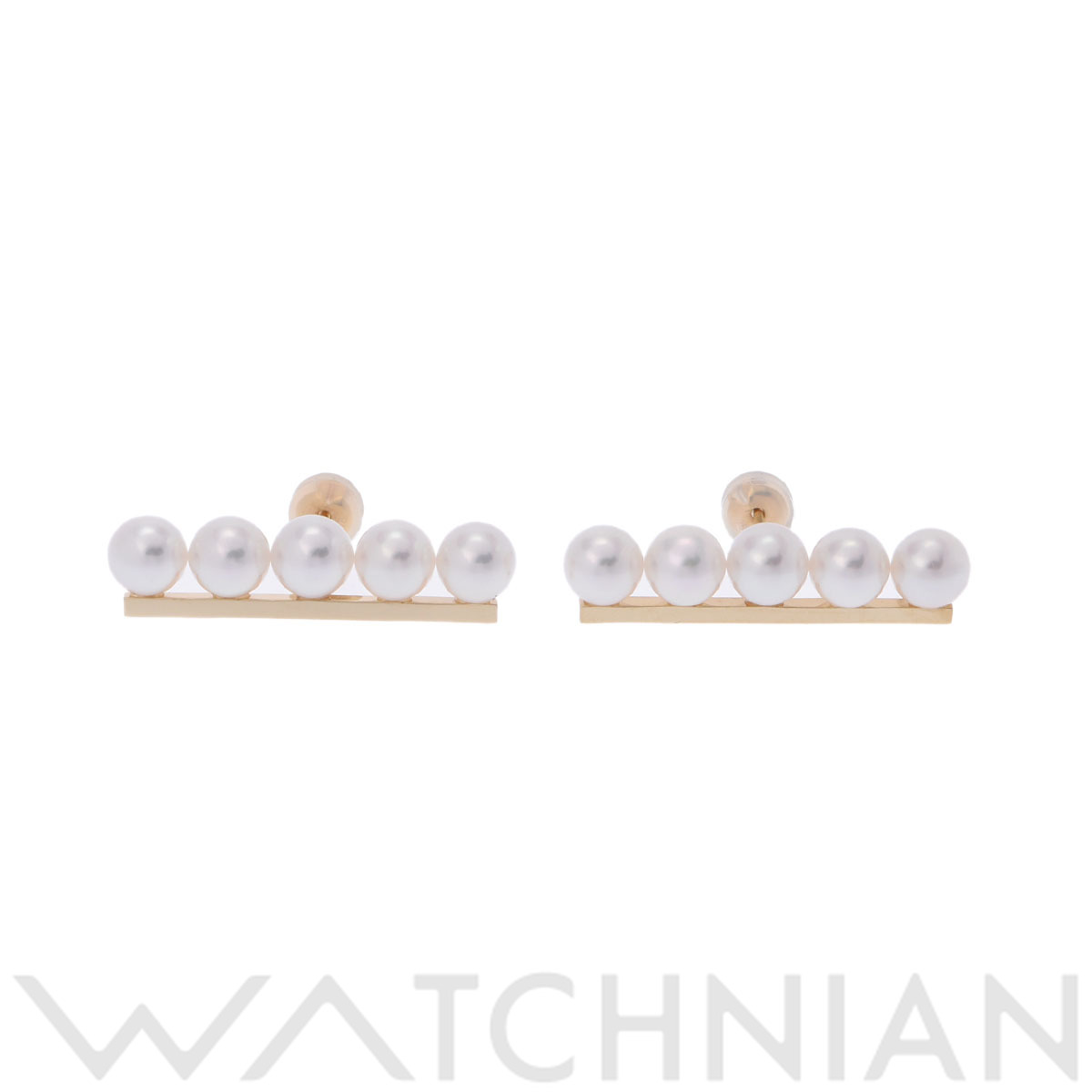 【4種選べるクーポン＆P2倍 5/25】【ローン60回払い無金利】【中古】 タサキ TASAKI バランスプラス ピアス K18イエローゴールド レディース ピアス タサキのサムネイル