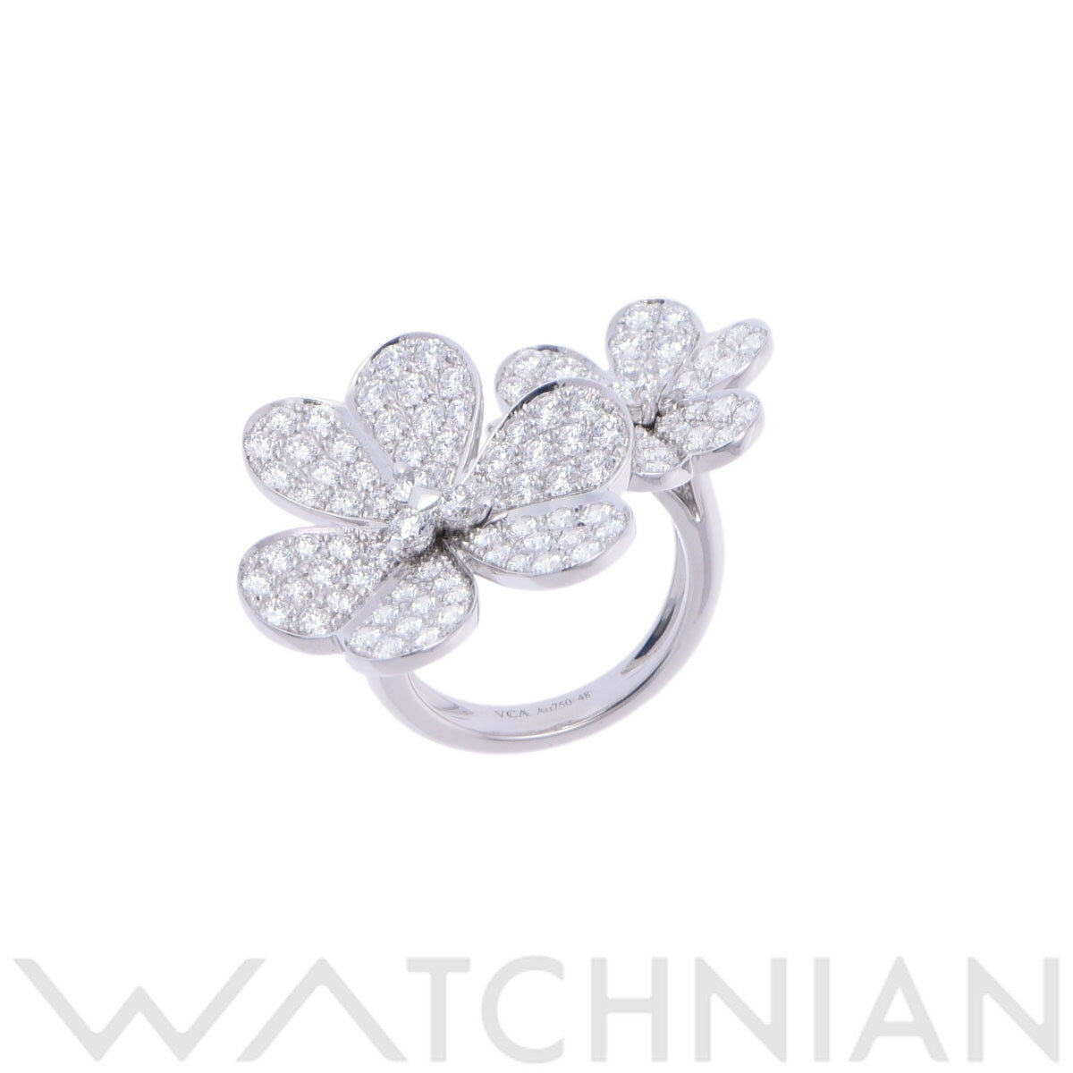 【ローン60回払い無金利】【中古】 ヴァン クリーフ&アーペル Van Cleef & Arpels フリヴォル　アント レ レドア リング #48 VCARB67548 K18ホワイトゴールド ダイヤモンド レディース リング・指輪 ヴァン クリーフ&アーペルのサムネイル
