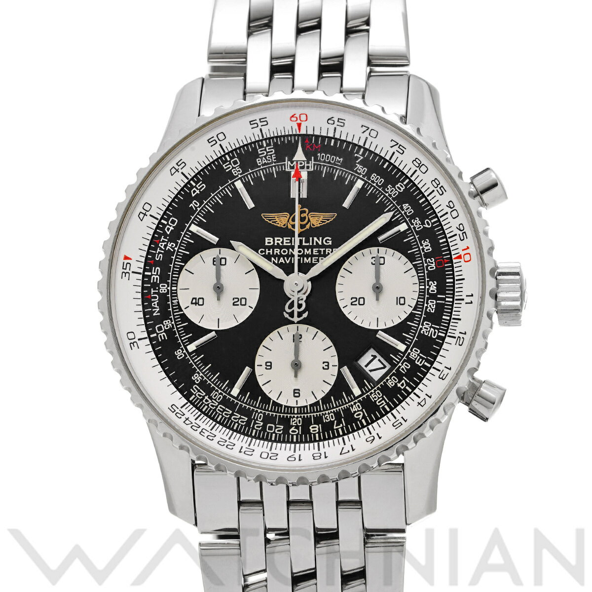 【ローン60回払い無金利】【中古】 ブライトリング BREITLING ナビタイマー A232B35 ...