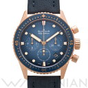 【4種選べるクーポン】【ローン60回払い無金利】【中古】 ブランパン Blancpain フィフティ ファゾムス バチスカーフ クロノグラフ フライバック 5200 3640 O52B ブルー メンズ 腕時計 ブランパン 時計 高級腕時計 ブランド