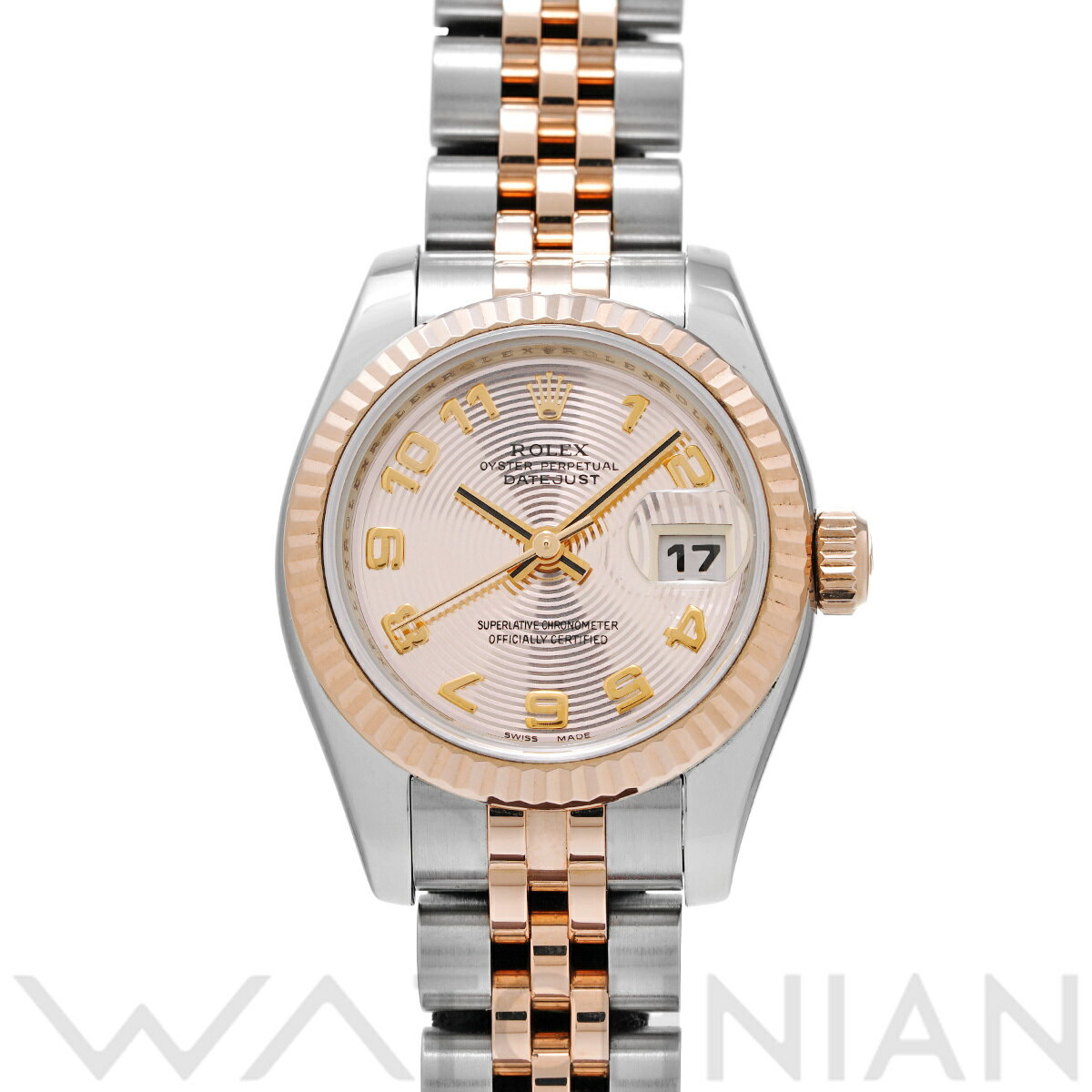 【12/1 最大2万円クーポン&P2倍】ロレックス ROLEX デイトジャスト 179171 Z番(2006年頃製造) ピンクコンセントリック レディース 腕時計 ロレックス 時計 高級腕時計 ブランド 【ローン60回払い無金利】【中古】 その1