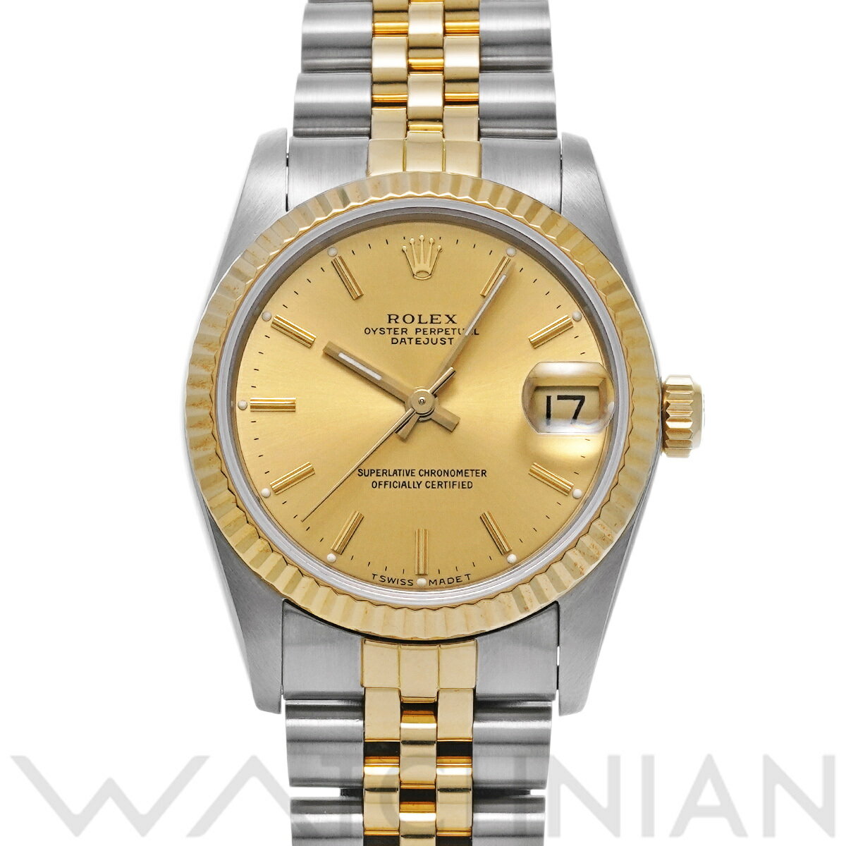  ロレックス ROLEX デイトジャスト 68273 R番(1987年頃製造) シャンパン ユニセックス 腕時計 ロレックス 時計 高級腕時計 ブランド