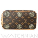 【ローン60回払い無金利】【中古】 ルイ ヴィトン LOUIS VUITTON モノグラム ポシェット ヴォルガ クリストファーメネス ブラウン M61323 モノグラムキャンバス メンズ クラッチバッグ ヴィトンバッグ バック ブランド