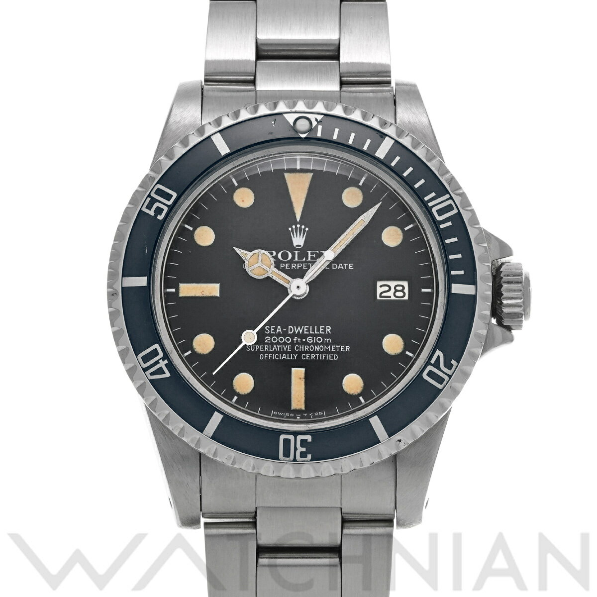 【4種選べるクーポン＆P2倍 5/20】【ローン60回払い無金利】【中古】 ロレックス ROLEX シードゥエラー mark1 1665 58番台(1978年頃製造) ブラック メンズ 腕時計 ロレックス 時計 高級腕時計 ブランド