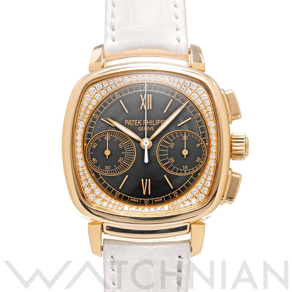 【4種選べるクーポン＆P2倍 5/15】【ローン60回払い無金利】【中古】 パテック フィリップ PATEK PHILIPPE コンプリケーション クロノグラフ 7071R-010 ブラック/ダイヤモンド レディース 腕時計 パテック フィリップ 時計 高級腕時計 ブランド