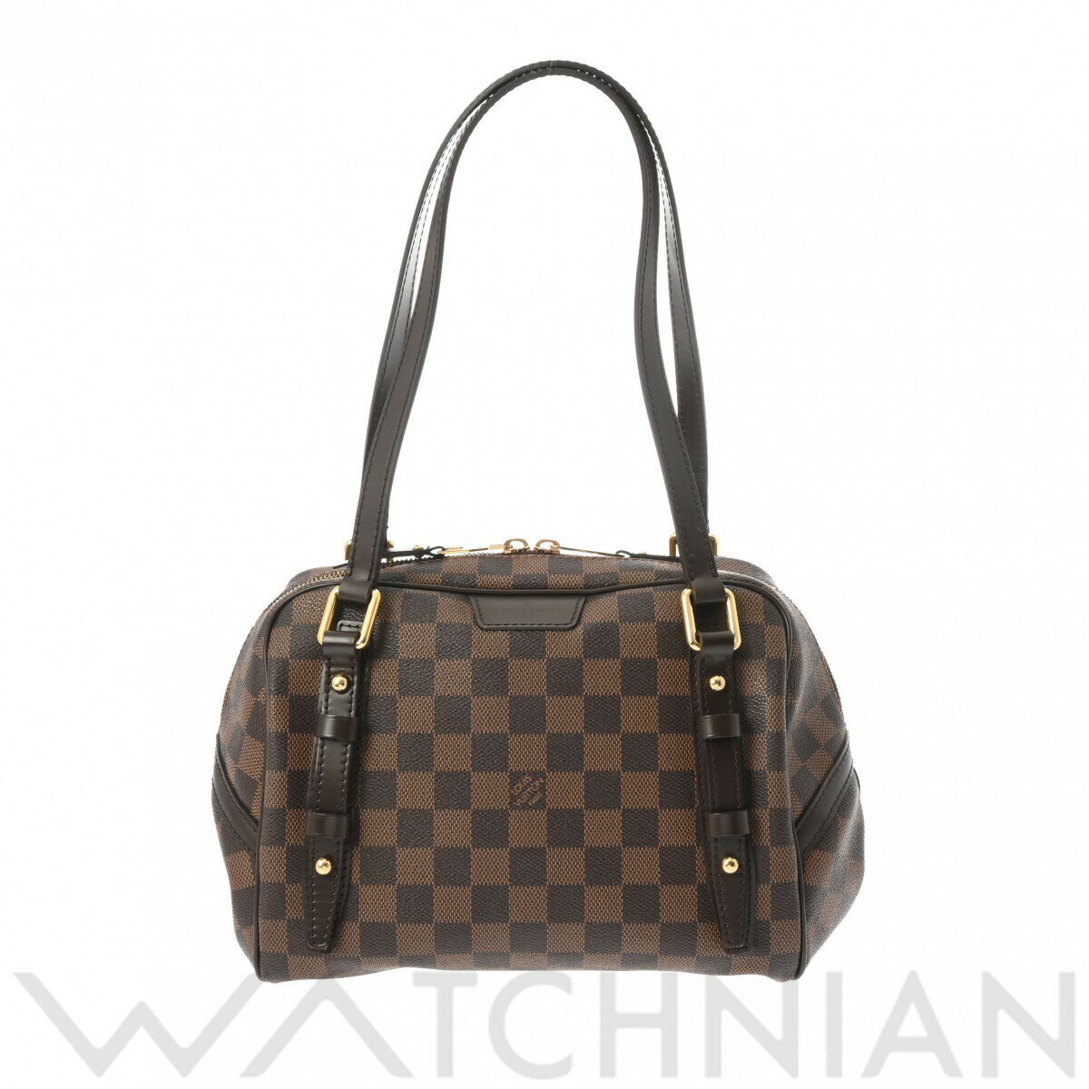 【ローン60回払い無金利】【中古】 ルイ ヴィトン LOUIS VUITTON ダミエ リヴィントン PM ショルダー ブラウン N41157 ダミエキャンバス レディース トートバッグ ヴィトンバッグ バック ブランド