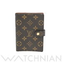 【4種選べるクーポン＆P2倍 5/5,6】【ローン60回払い無金利】【中古】 ルイ ヴィトン LOUIS VUITTON モノグラム アジェンダ PM ブラウン R20005 モノグラムキャンバス ユニセックス 手帳カバー ルイ ヴィトン