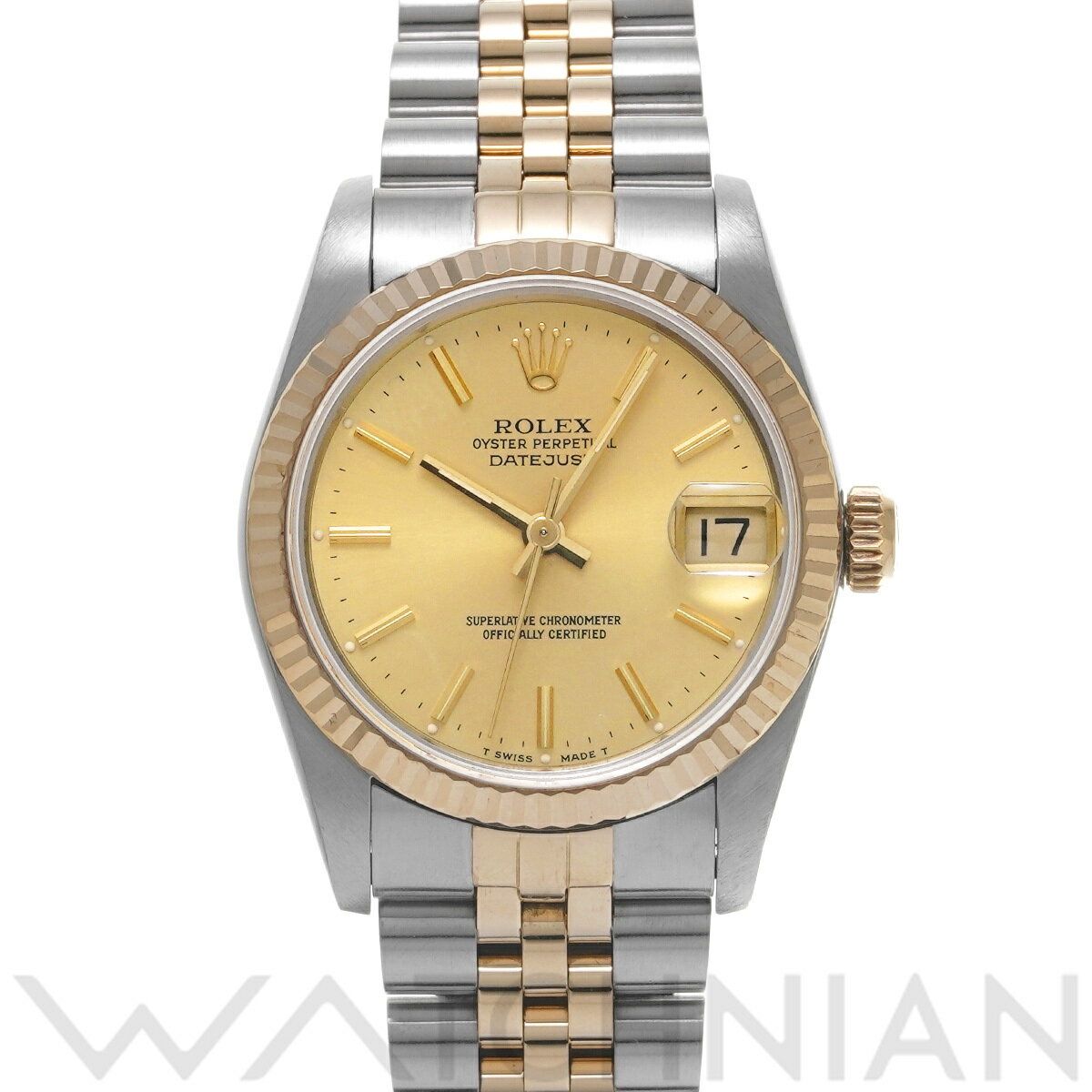  ロレックス ROLEX デイトジャスト 68273 R番(1987年頃製造) シャンパン ユニセックス 腕時計 ロレックス 時計 高級腕時計 ブランド