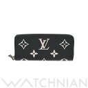 ルイ・ヴィトン 革財布 レディース 【ローン48回払い無金利】【新品】 ルイ ヴィトン LOUIS VUITTON バイカラーモノグラムアンプラント ポルトフォイユクレマンス ブラック/ベージュ M82338 レザー ユニセックス 長財布 ルイ ヴィトン 財布 ブランド