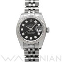 【4種選べるクーポン＆P2倍 5/5,6】【ローン60回払い無金利】【中古】 ロレックス ROLEX レディ デイトジャスト 26 179174G M番(2007年頃製造) ブラック/ダイヤモンド レディース 腕時計 ロレックス 時計 高級腕時計 ブランド