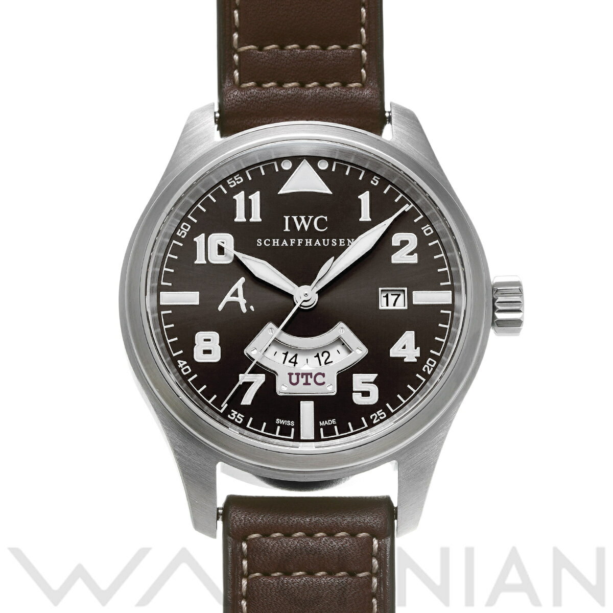  インターナショナルウォッチカンパニー IWC パイロットウォッチ UTC アントワーヌ ド サンテグジュベリ IW326104 ブラウン メンズ 腕時計 インターナショナルウォッチカンパニー 時計 高級腕時計 ブランド