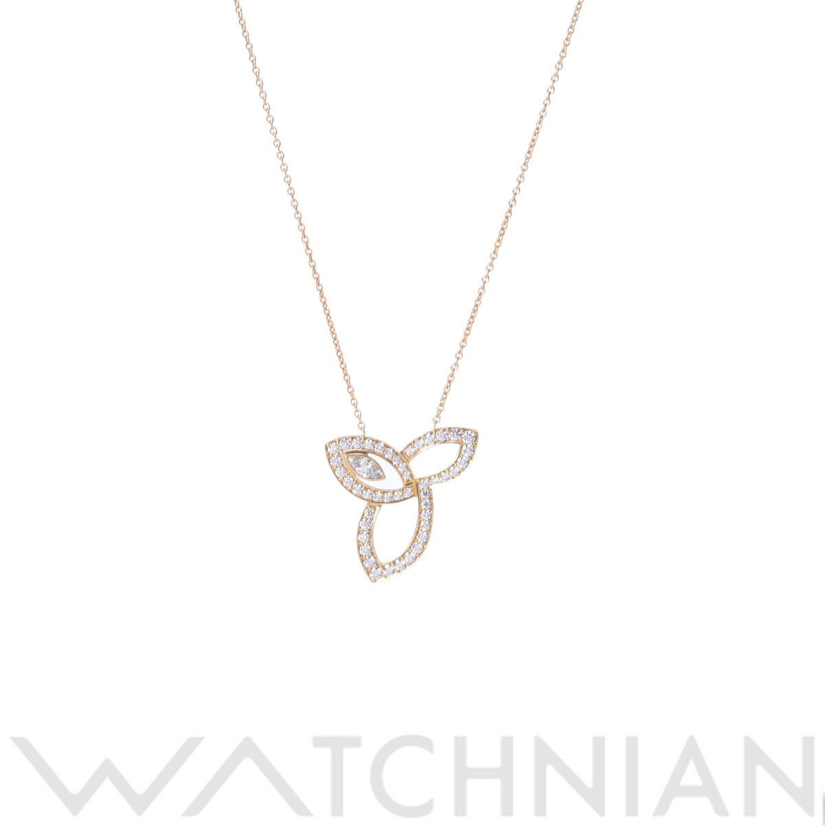 【11/10 最大2万円クーポン&P2倍】ハリー ウィンストン HARRY WINSTON リリークラスターネックレス　ダイヤ K18イエローゴールド ダイヤ レディース ネックレス ハリー ウィンストン 【ローン60回払い無金利】【中古】のサムネイル