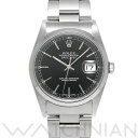 【4種選べるクーポン＆P2倍 5/10】【ローン60回払い無金利】【中古】 ロレックス ROLEX デイトジャスト 16200 Y番(2003年頃製造) ブラック メンズ 腕時計 ロレックス 時計 高級腕時計 ブランド