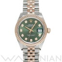 【ローン60回払い無金利】【中古】 ロレックス ROLEX レディ デイトジャスト 28 279171G ランダムシリアル オリーブグリーン/ダイヤモンド レディース 腕時計 ロレックス 時計 高級腕時計 ブランド