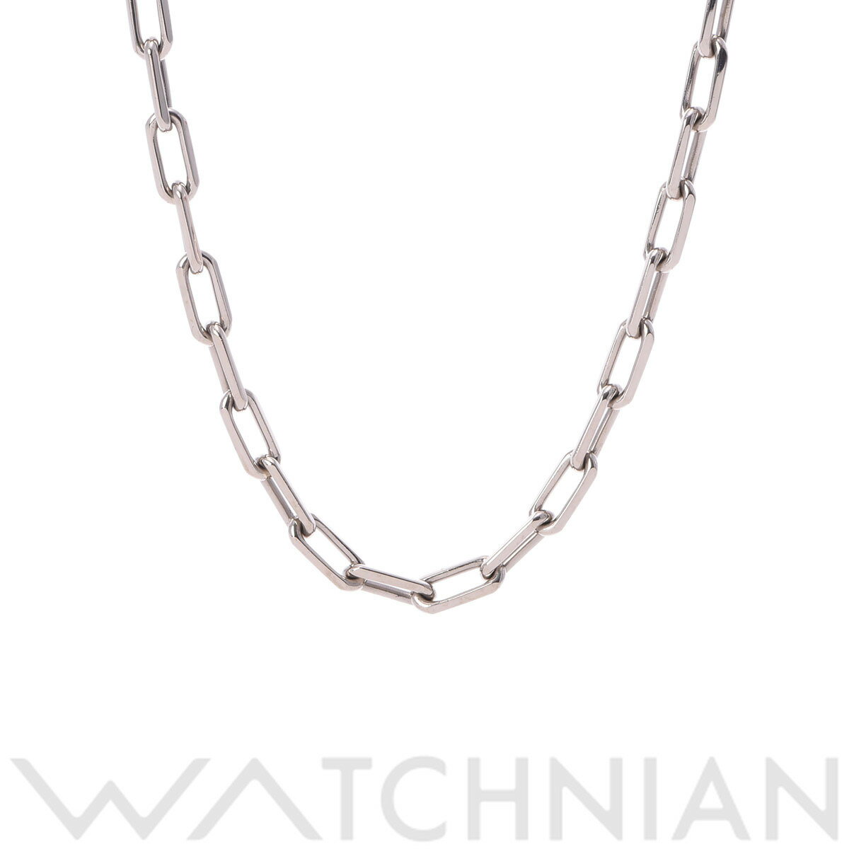 【ローン60回払い無金利】【中古】 カルティエ CARTIER サントスネックレス LM K18ホワイトゴールド レディース ネックレス カルティエのサムネイル
