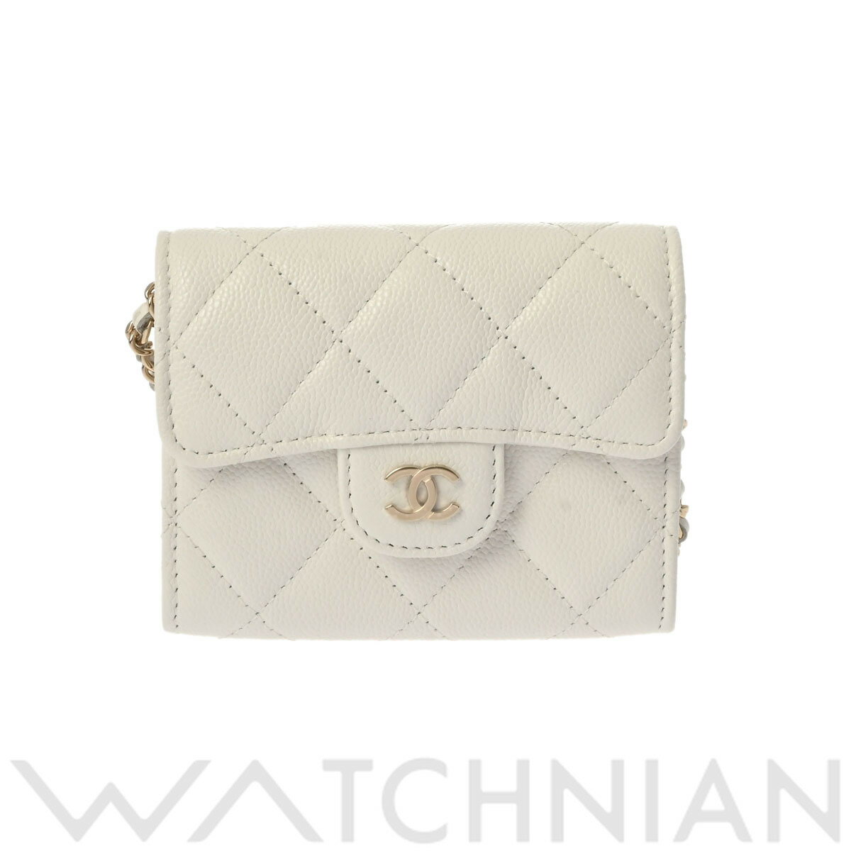【お盆割◎最大2万円引クーポン】【ローン60回払い無金利】【新品】 シャネル CHANEL チェーンクラッチ ホワイト AP0238 グレインカーフスキン レディース ショルダーバッグ chanel シャネル バッグ バック ブランドのサムネイル