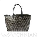 トートバッグ 【ローン60回払い無金利】【未使用】 ゴヤール GOYARD サンルイPM ヘリンボーン ブラック ADM120230 PVC/カーフ ユニセックス トートバッグ ゴヤール トートバッグ バック ブランド