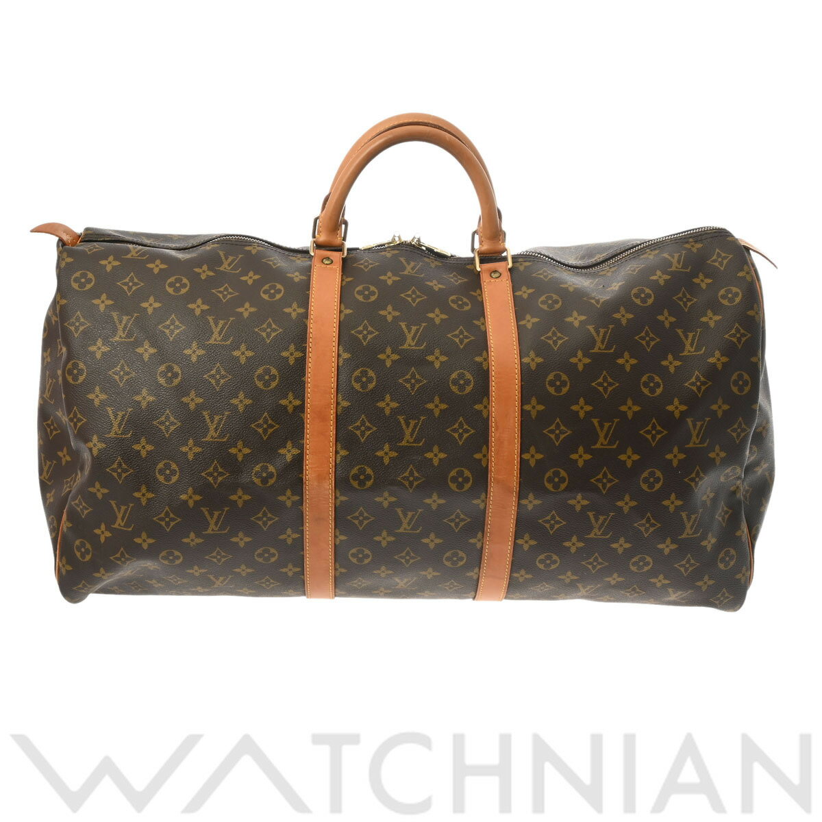 【4種選べるクーポン】【ローン60回払い無金利】【中古】 ルイ ヴィトン LOUIS VUITTON モノグラム キーポル 60 ブラウン M41422 モノグラムキャンバス ユニセックス ボストンバッグ ヴィトンバッグ バック ブランド