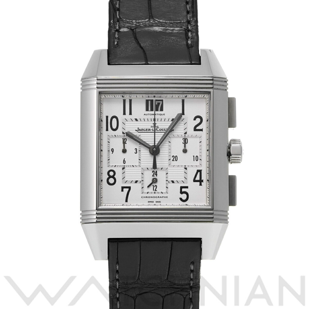 【ローン60回払い無金利】【中古】 ジャガー ルクルト Jaeger-LeCoultre レベルソ スクアドラ クロノグラフ GMT Q7018120 シルバー メンズ 腕時計 ジャガー ルクルト 時計 高級腕時計 ブランドのサムネイル