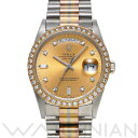 【ローン60回払い無金利】【中古】 ロレックス ROLEX デイデイト 18349A BIC L番(1990年頃製造) シャンパン/ダイヤモンド メンズ 腕時計 ロレックス 時計 高級腕時計 ブランド