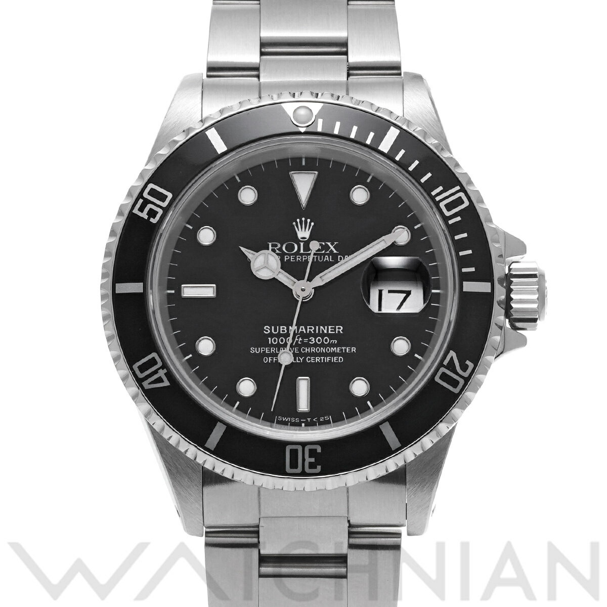 【ローン60回払い無金利】【中古】 ロレックス ROLEX サブマリーナ デイト 16610 N番(1991年頃製造) ブラック メンズ 腕時計 ロレックス 時計 高級腕時計 ブランド