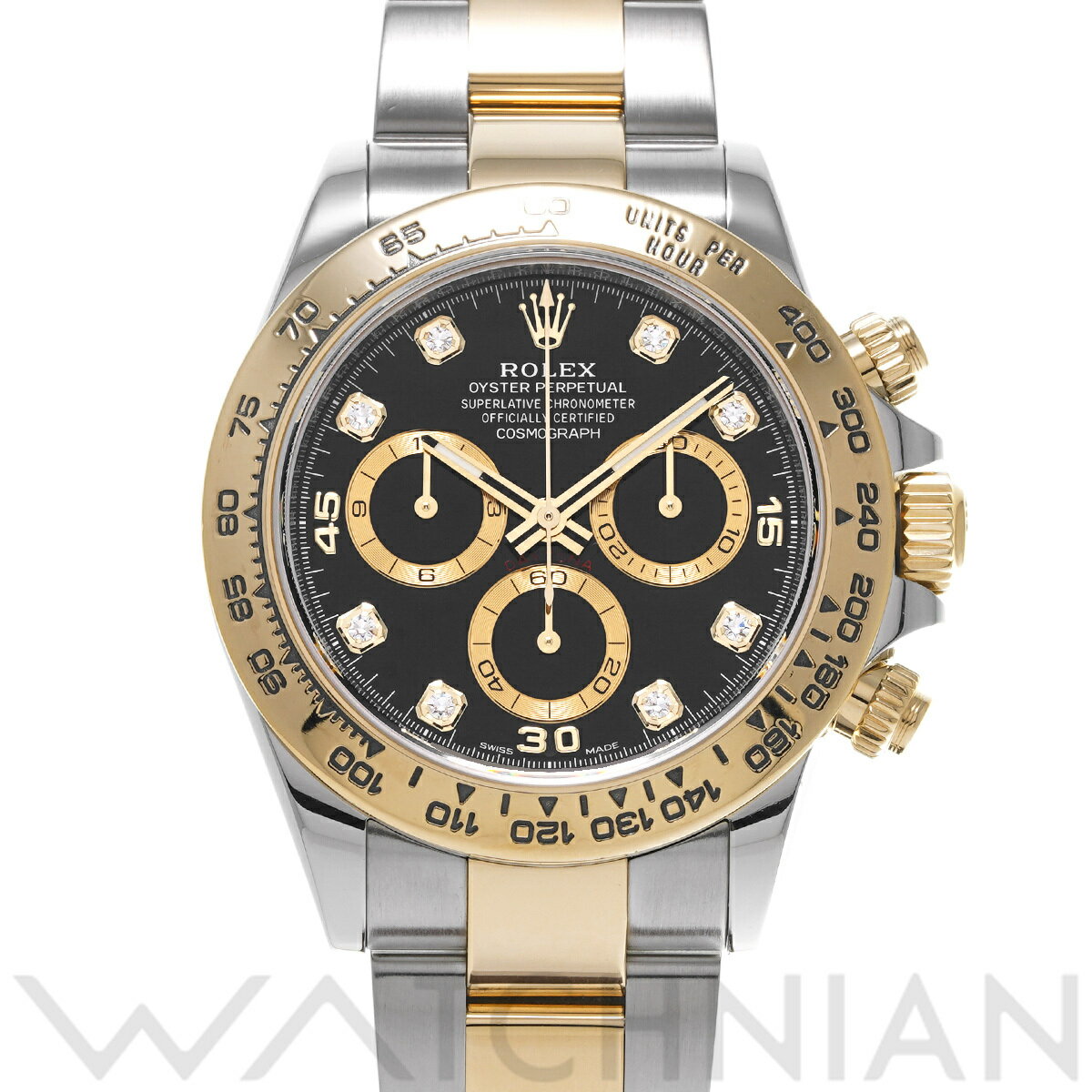 【4種選べるクーポン】【ローン60回払い無金利】【中古】 ロレックス ROLEX コスモグラフ デイトナ 116503G ランダムシリアル ブラック/ダイヤモンド メンズ 腕時計 ロレックス 時計 高級腕時計 ブランド